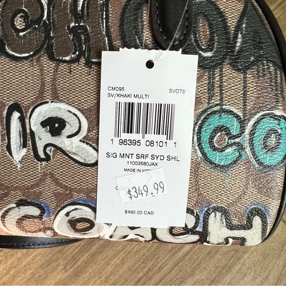 Coach X Mint + Serf Sydney Satchel In Signature Canvas - Picture 9 of 9